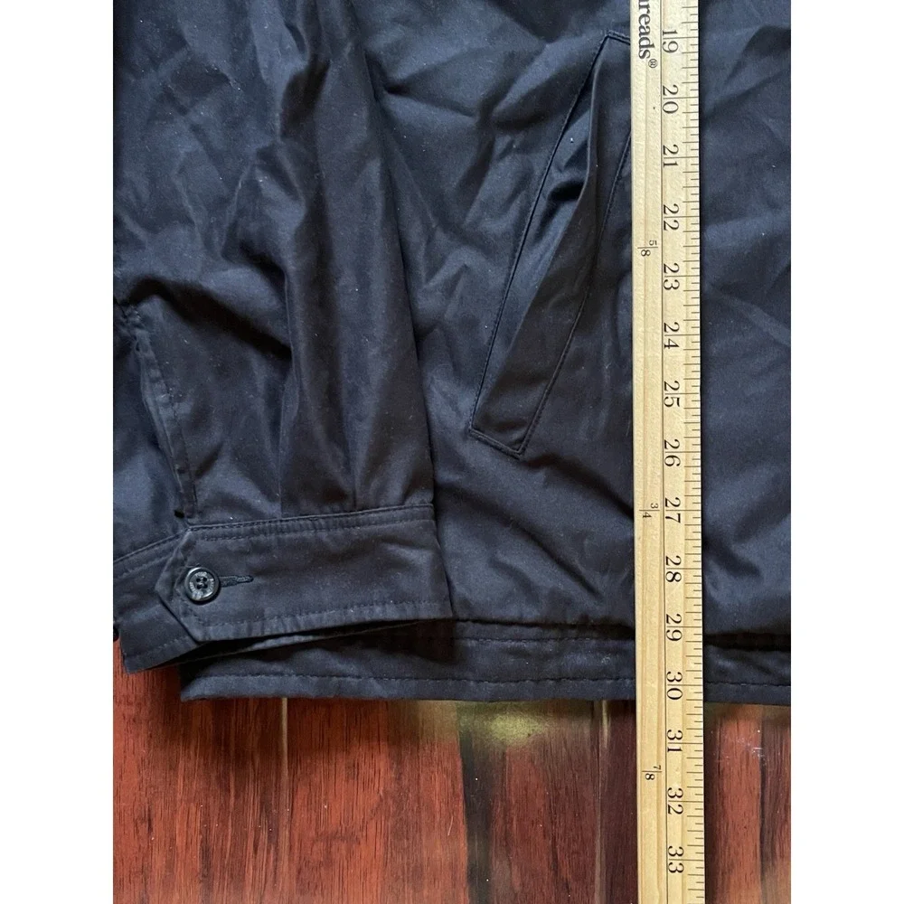 Polo Ralph Lauren Harrington Jacket Black Plaid Lined Men's Size 3XLT Preowned